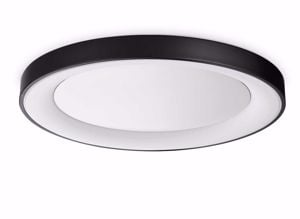 Planet pl d60 ideal lux plafoniera led 3000k per soggiorno  nero