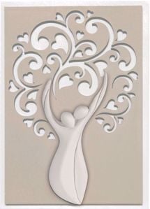 Bongelli preziosi quadretto amore albero della vita nocciola 12x18 fp