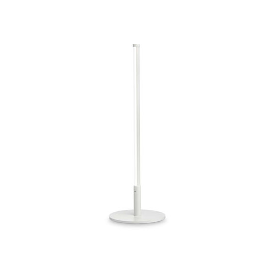 Abat jour lampada da tavolo moderna yoko ideal lux bianca led 3000k