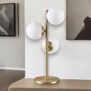 Perlage tl3 ideal lux lampada da tavolo ottone stile contemporaneo