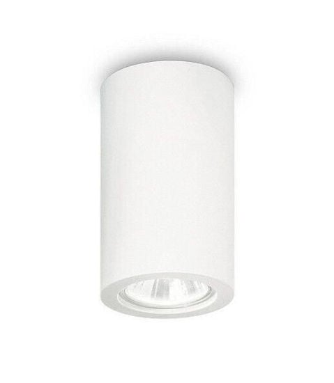 Tower pl1 round ideal lux faretto bianco cilindro gu10