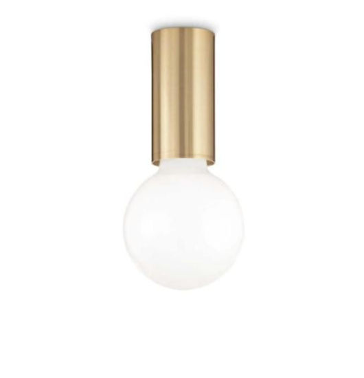 Petit pl1 ideal lux faretto da soffitto cilindro ottone moderno