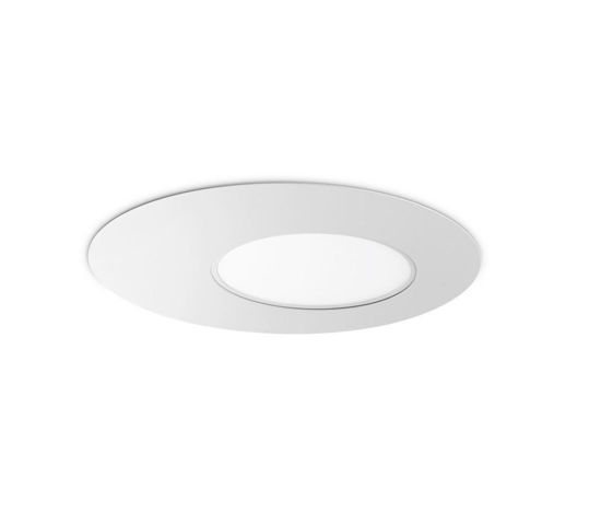 Ideal lux iride pl d50 plafoniera design bianca led 17w 3000k