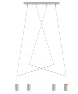 Lampadario sospensione bianco per tavolo soggiorno fp