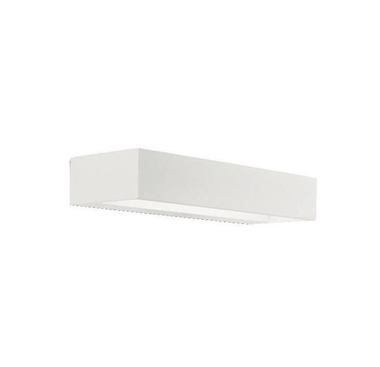 Cube ap d30 ideal lux applique led 8w 3000k bianca 30cm