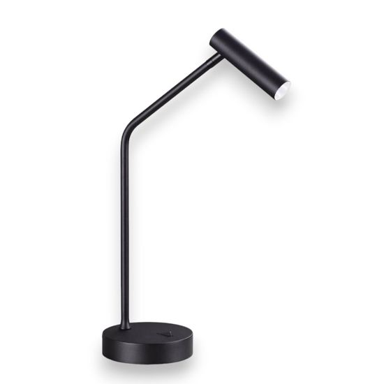 Easy tl ideal lux lampada da tavolo scrivania ufficio led 3,25 3000k nera