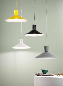 Lampadario grigio per cucina moderna elio ondaluce