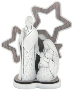 Mini presepe statuetta natalizio h14 rovere bongelli preziosi