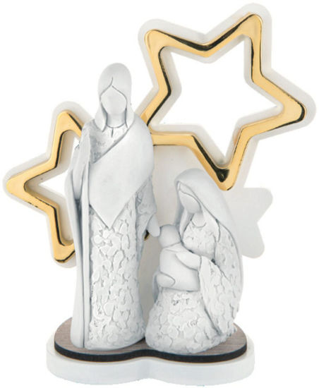 Statuina mini presepe di natale stelle oro h14 bongelli preziosi