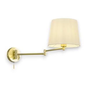 Applique oro ottone da comodino per camera da letto orientabile