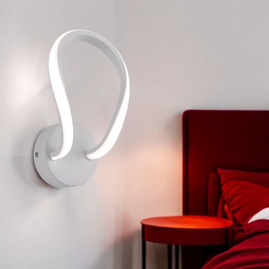 Applique comodino per camera da letto led 8w 4500k