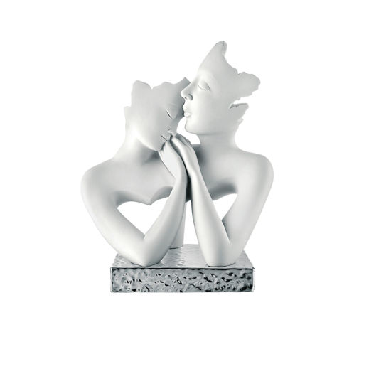 Memori scultura stilizzata famiglia h27 base argento bongelli preziosi