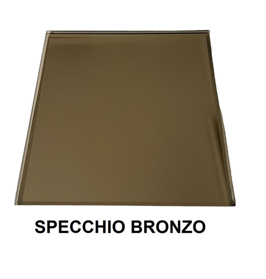 Grande orologio da parete vetro bronzo 60x90 per ufficio