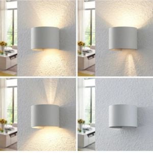 Applique rotondo led 7w 3000k bianco moderno