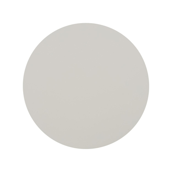 Applique beige disco rotondo 30cm da parete moderna