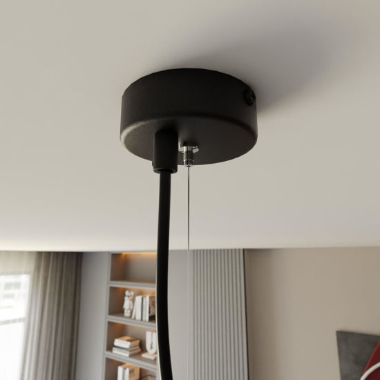 Lampadario a sospensione nero 3 luci per sala da pranzo