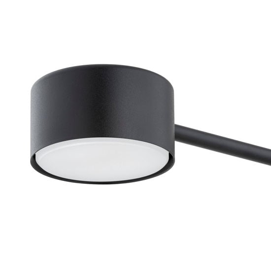 Lampadario per soggiorno moderno nero design minimale