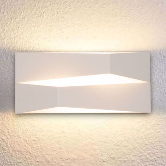 Applique bianco design moderna led 14w 3000k per interni