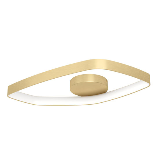 Plafoniera led 3000k design moderna oro dimmerabile