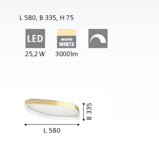 Plafoniera led 3000k design moderna oro dimmerabile