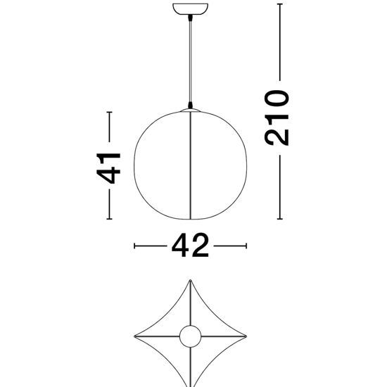 Lampadario a sospensione di seta gi gelo bianco design