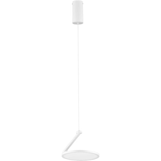 Lampada bianca a sospensione disco orientabile led 3000k