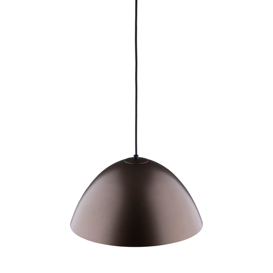 Lampadario cupola marrone 34cm per tavolo da pranzo cucina