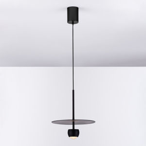 Lampada a sospensione design nera per isola cucina