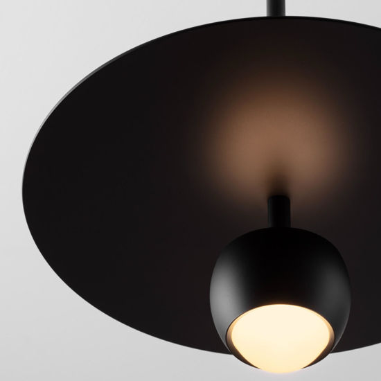 Lampada a sospensione design nera per isola cucina