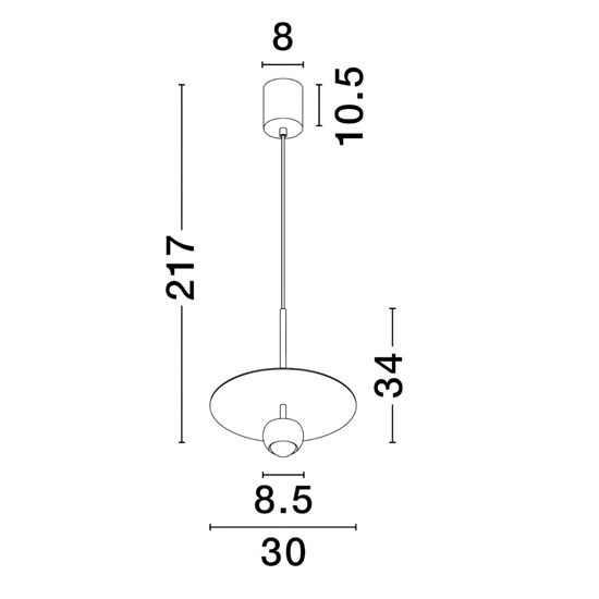 Lampada a sospensione design nera per isola cucina