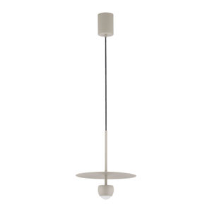 Lampada a sospensione beige design moderna led 3000k