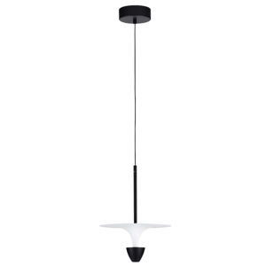 Lampada a sospensione bianco nero led 11w 3000k moderna