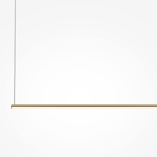 Lampadario led a sospensione cilindro oro 10w 2600k-3500k