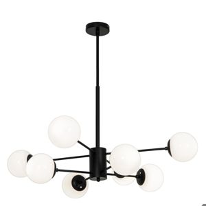 Lampadario design particolare nero per soggiorno moderno