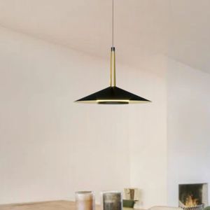 Lampadario per cucina led 8w 3000k nero oro