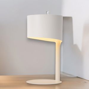 Lampada da comodino bianca design moderna per camera da letto