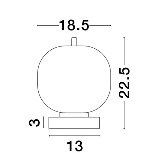 Lampada da comodino moderna nera per camera da letto