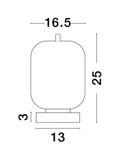 Lampada da comodino nera bianca per camera da letto moderna