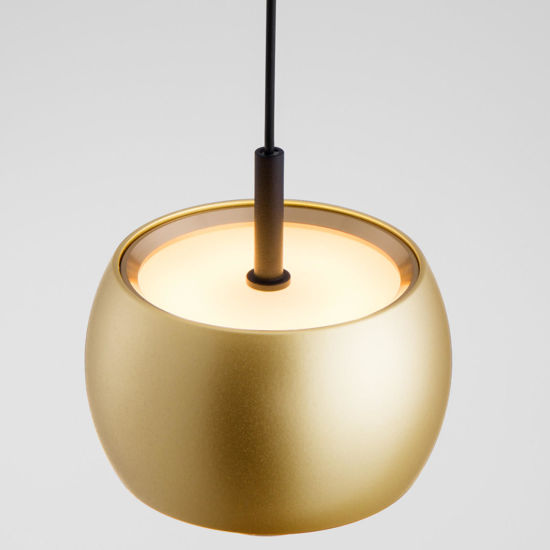 Lampada oro a sospensione sfera design moderna per cucina