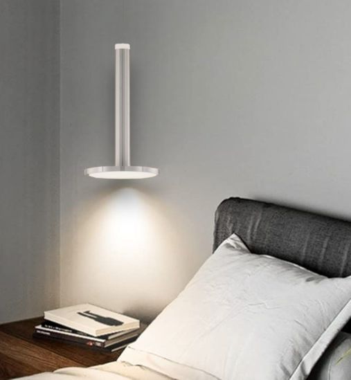 Lampada a sospensione led da comodino per camera da letto moderna