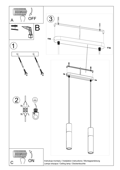 Lampada a sospensione per cucina per tavolo da pranzo bianco legno