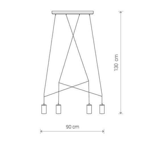 Lampadario sospensione bianco per tavolo soggiorno fp