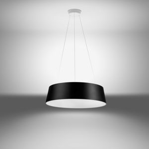 Lampadario nero led dimmerabile 36w 3000k moderno oxygen stilnovo