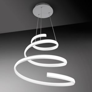 Lampadario per camera da letto moderno led 40w 3000k dimmerabile spiral vivida