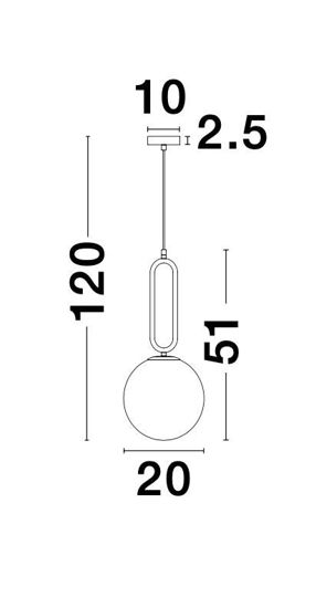 Lampada pendente per camera da letto dorata per comodino