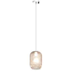 Lampada a sospensione toplight tender moderna ambra