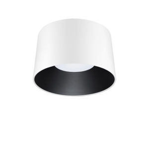 Plafoniera cono bianco nero per cucina moderna led 24w 3000k