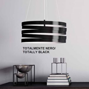 Marchetti band lampadario moderno metallo nero