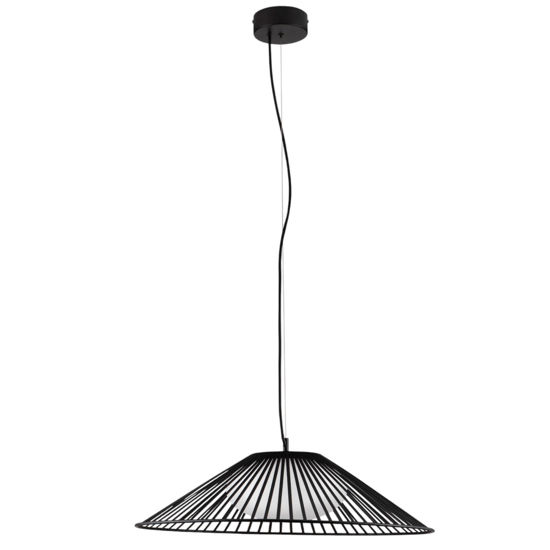 Lampadario nero per sala da pranzo moderna led 21w 3000k