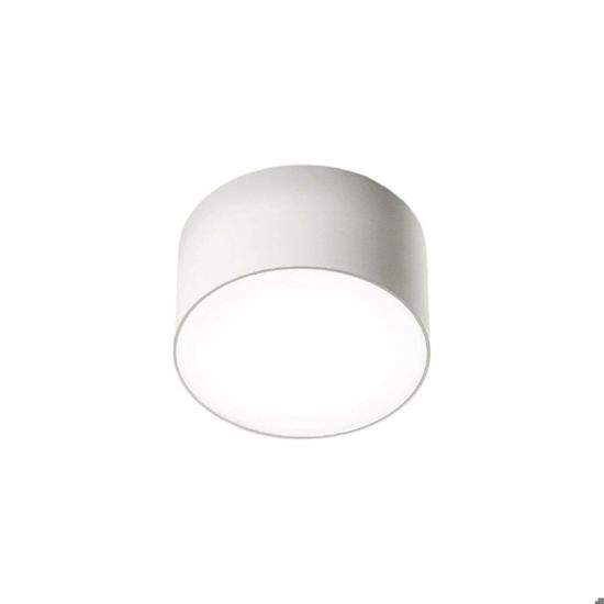 Plafoniera gea luce 12w 4000k cloe rotonda bianca moderna